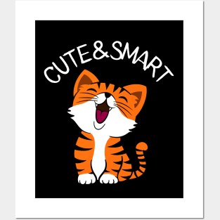 Cute and Smart Cookie Sweet kitty baby tiger cute baby outfit Posters and Art